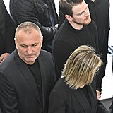 Robert Reichel na pohřbu Petra Klímy