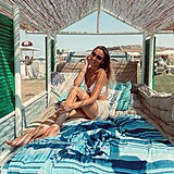 Veronika Frierson Fasterová na dovolené v Řecku