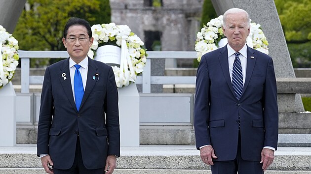 Fumio Kišida a Joe Biden