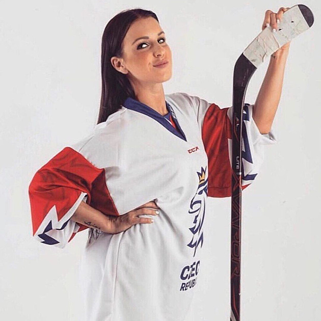 Simona Hamalová je vášnivou hokejovou fanynkou.