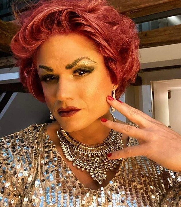 Ondej Brzobohat jak drag queen