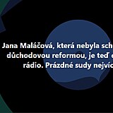 Jana Maláčová se sice snaží, některé lidi ale beztak nepřesvědčí.