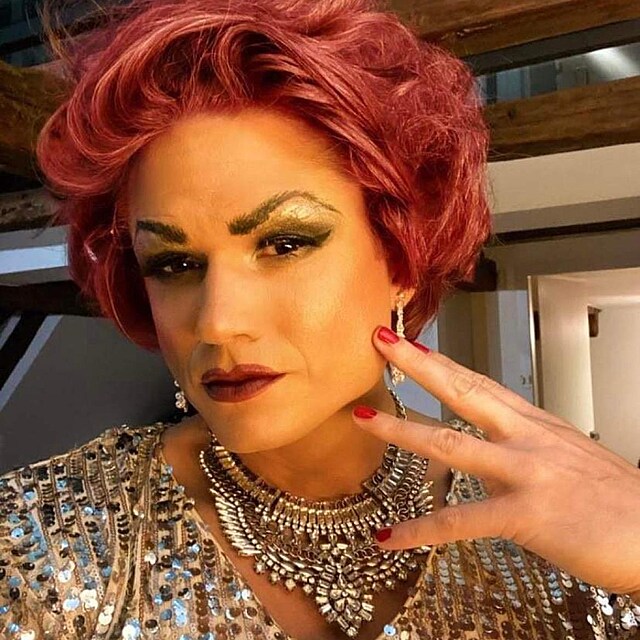 Ondej Brzobohat jak drag queen