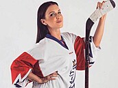 Simona Hamalová je vánivou hokejovou fanynkou.