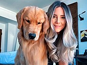 Zlatý retrívr Tucker vyd�lává miliony korun