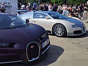 Dv teniky automobilové sbírky Richarda Chlada: Bugatti Chiron a Bugatti...