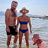 Pagáčová s rodinkou na dovolené v Turecku.
