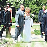 Ani Lucie Vondrkov a Tom Plekanec svatbu neutajili.
