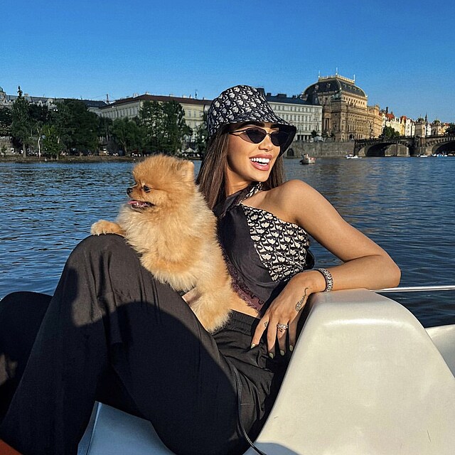 Veronica Biasiol a Pomeranian