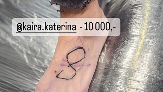 Patricie Pagá�ová se pochlubila bezbolestným tetováním.