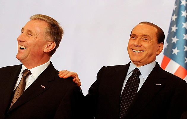 Mirek Topolánek, Silvio Berlusconi