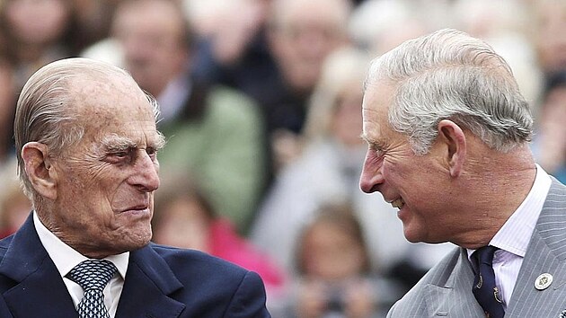 Král Karel III. a vévoda z Edinburghu