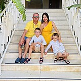 Alex Mynov s rodinou na dovolen v Turecku