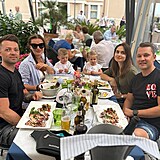 Denisa Cziglov s rodinou a pteli na dovolen v Itlii.