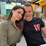 Denisa Cziglová s manželem Romanem v Itálii.