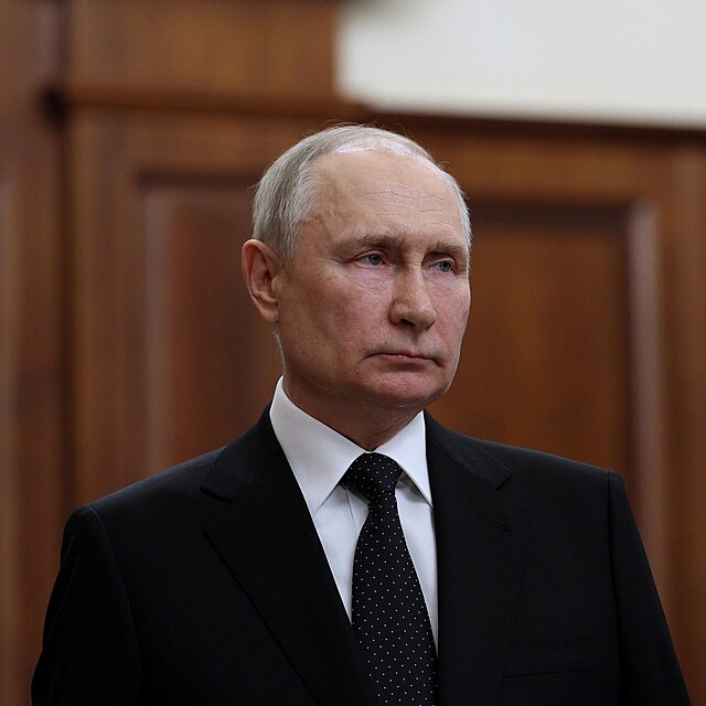 Vladimr Putin pronesl k povstn wagnerovc dramatick projev.