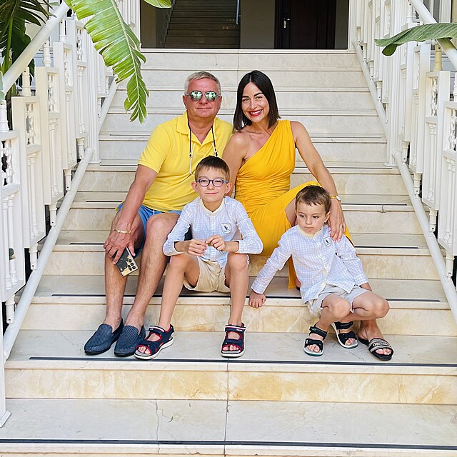 Alex Mynov s rodinou na dovolen v Turecku