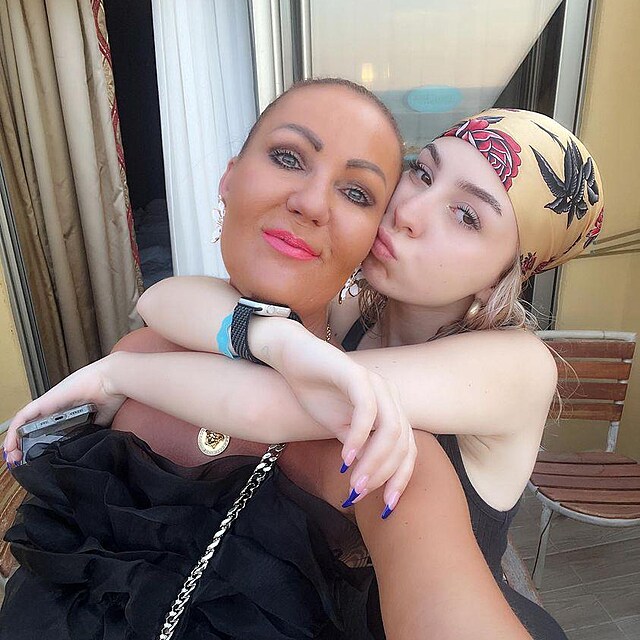 Brigita Chlopkov s dcerou Viky