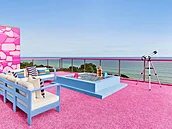 Terasa v Barbie dom�.