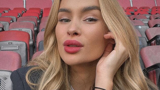 Denisa Kokoová na zápase Twente