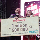 Nadace Dagmar Havlov odela z BigBoard party bohat o 1 a pl milionu korun.