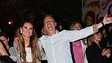 David Limberský na mejdanu ve Varech