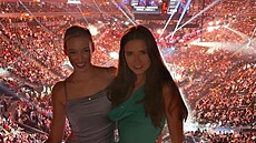 Dominika Braniová s kamarádkou Barborou na UFC.