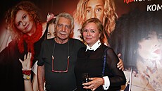 Na premié�e M��em i s mu�em nechyb�li ani JItka Sedlá�ková s Pavlem Töpferem.