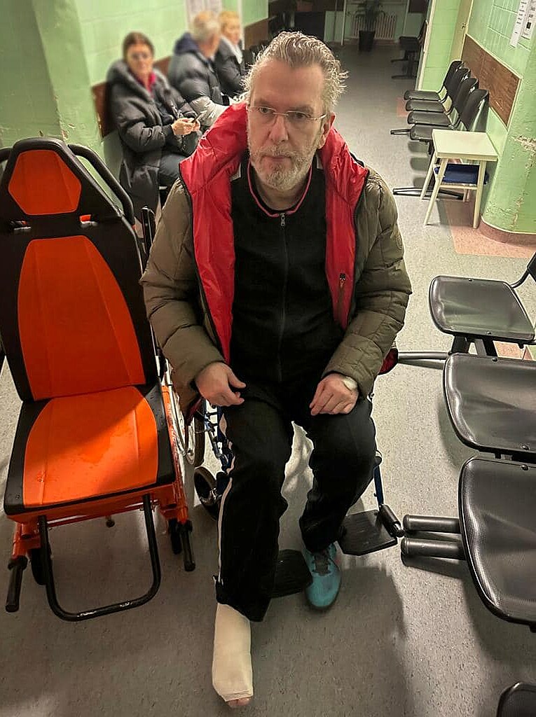 Richard M�ller za��tkem roku vyd�sil fanou�ky fotkou z nemocnice.