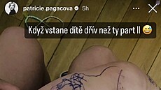 Patricie Pagá�ová se pochlubila bezbolestným tetováním.