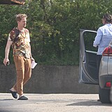 Tomáš Klus a jeho manažer Jan Seidel. Ten jezdí SUV značky Peugeot.
