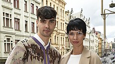 Radka Pavlov�inová s bratrem