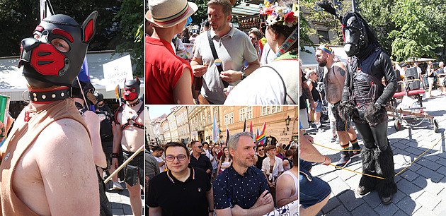 Prague Pride 2023: Nechybli Hib, Rakuan, ani Lipavský a Barto.