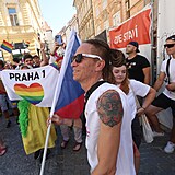 Prague Pride 2023: Prvodu se zastnil i Ivan Barto.