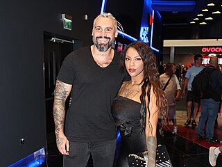 Josef K�rka s partnerkou