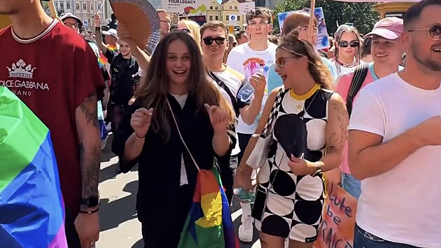 Fallenka na Prague Pride.