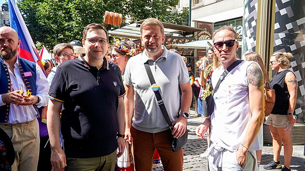 Jan Lipavsk, Vt Rakuan, Ivan Barto na Prague Pride