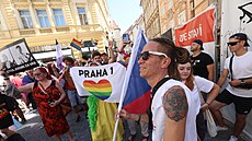Prague Pride 2023: Prvodu se zúastnil i Ivan Barto.