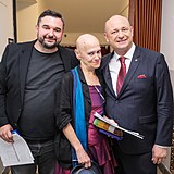 Tom Magnusek a Yvetta Kornov s editelem soute Davidem Novotnm