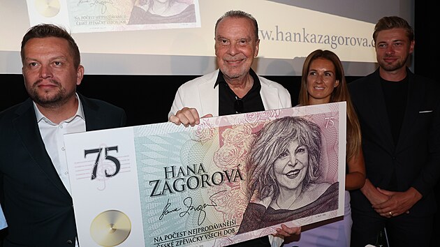tefan Margita a pamtn bankovka s Hanou Zagorovou