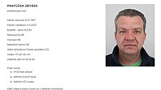 Policie pátrá po dabérovi Pantkovi
