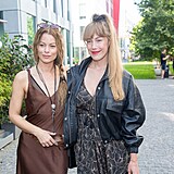 Aneta Krejčíková a Hanka Holišová na setkání s herci a tvůrci Ulice.