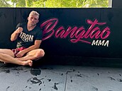 David Kozma na tréninku v Thajsku