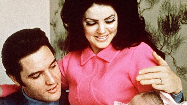 Elvis Presley, Priscilla Presley a Lisa Marie.