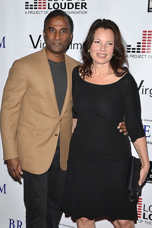 Fran Drescher s druhm manelem Shivou