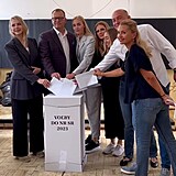 Boris Kollár u volební urny