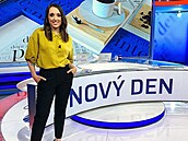 Adéla Konewka, díve Jelínková, koní na pozici moderátorky Nového dne.