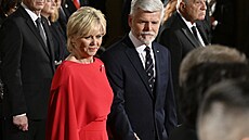 Prezdent Petr Pavel s manelkou Evou.