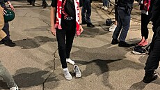 V�ichni se museli zouvat.