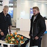 Petr Vtrovsk a Jaro Slvik ekaj na letiti na Van Damma